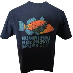 Crazy Shirts Hawaiian Humuhumu Nukunuku Apua’a Fish Tee Shirt Men S Small